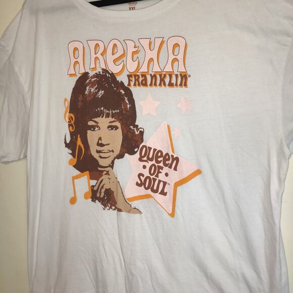 Aretha Franklin Tshirt Top XXL Perryscope 2024 Estate Queen Of Soul Adult - Picture 2 of 14
